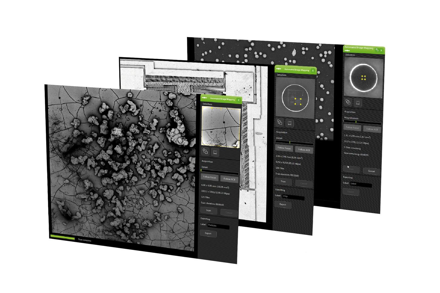 Phenom Pro Suite: Adquisición de imágenes automatizadas para Microscopios SEM