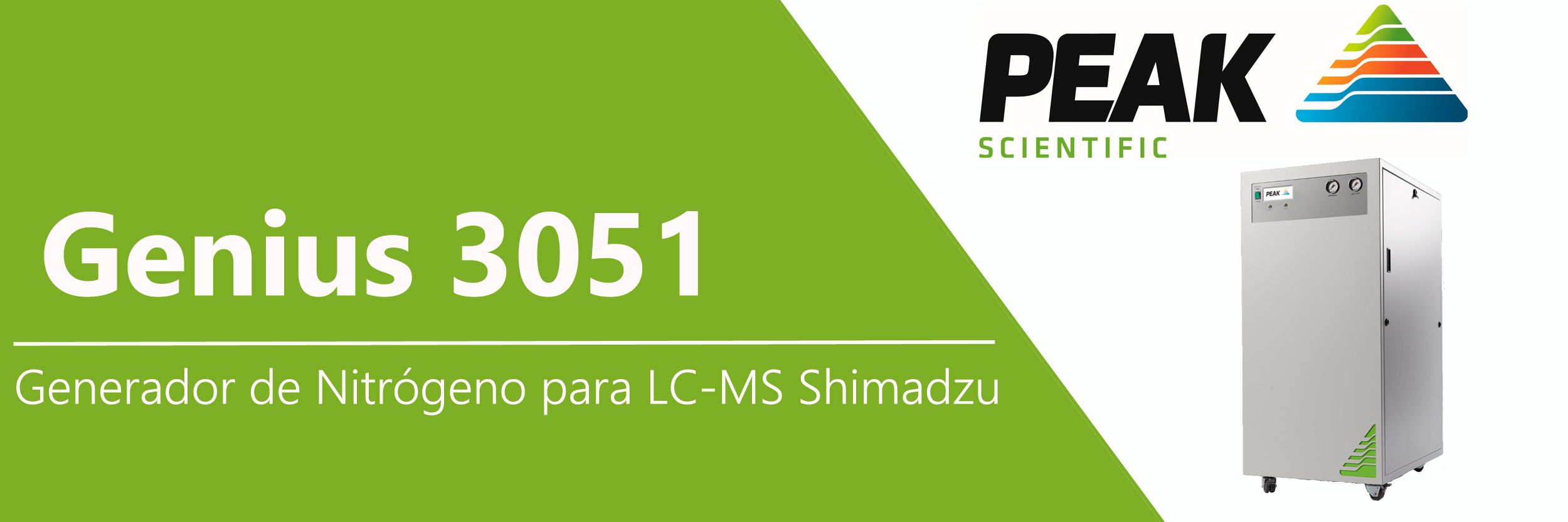 Genius 3051: generador de Nitrógeno para LC-MS Shimadzu