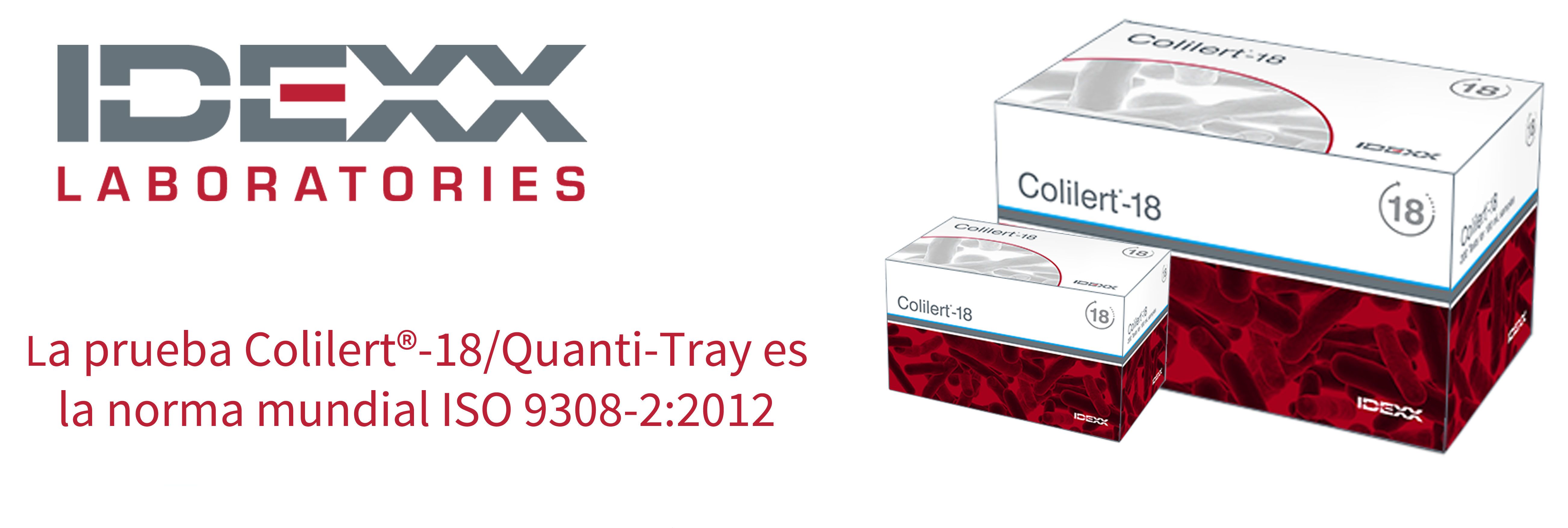 La prueba Colilert®-18/Quanti-Tray es la norma mundial ISO 9308-2:2012