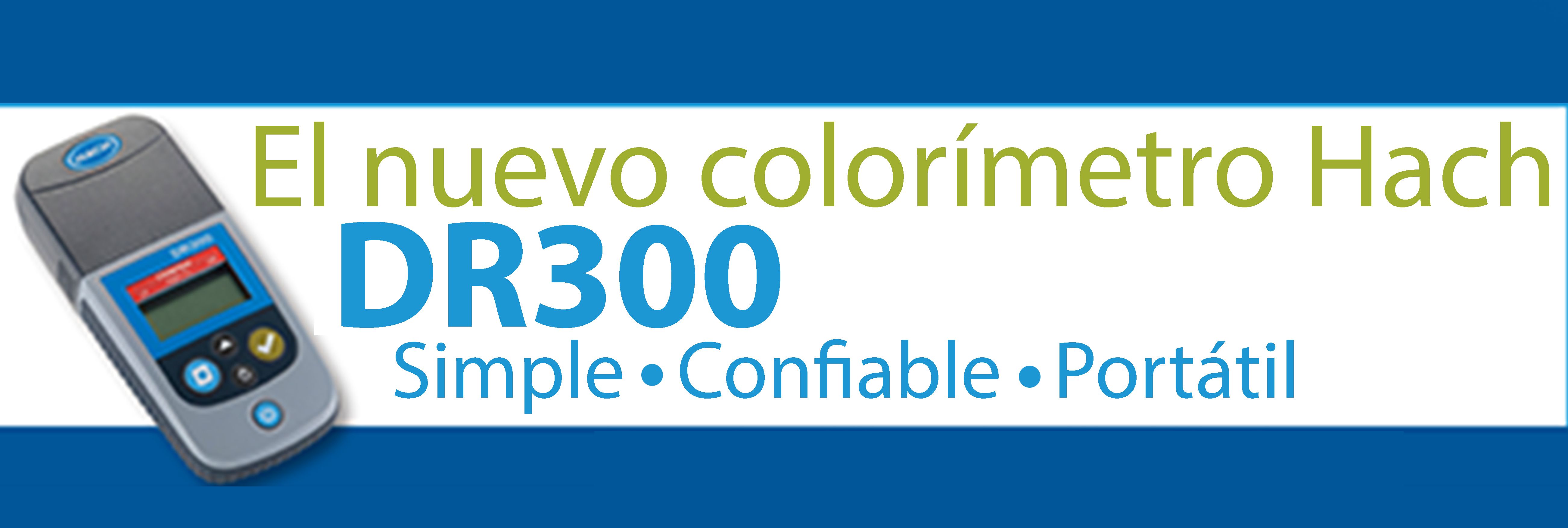 Hach presenta el nuevo colorímetro DR 300