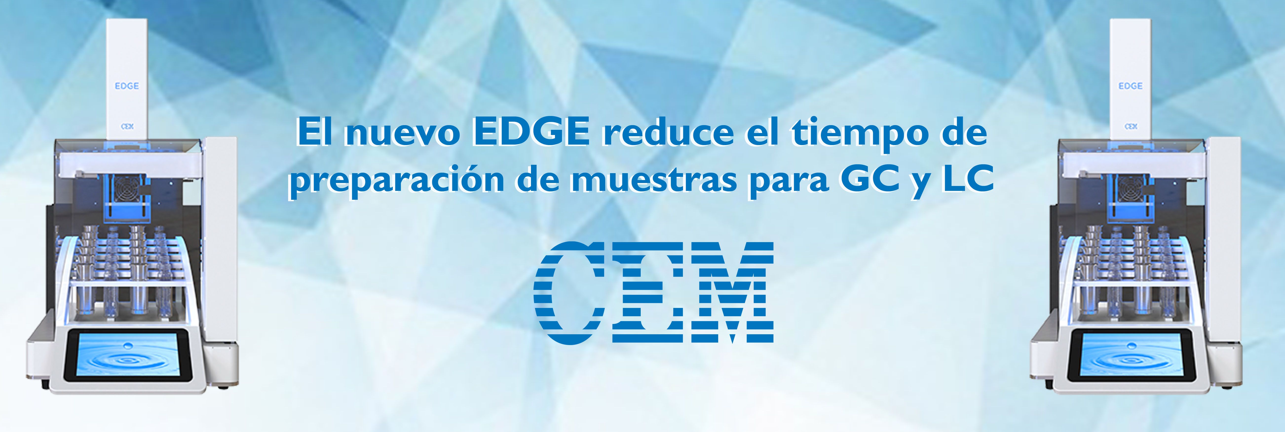 El nuevo Edge de CEM reduce el tiempo de preparación de muestras para GC y LC