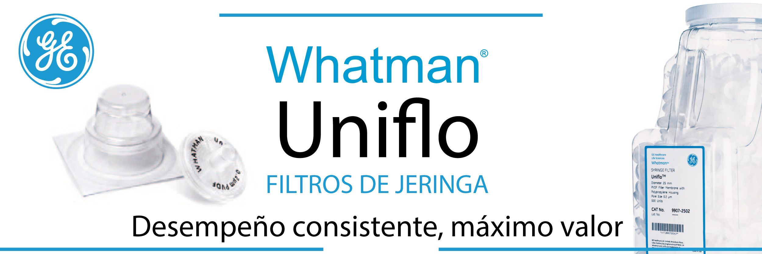 Whatman incorpora filtros PVDF a la gama Uniflo